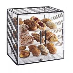 Cal-Mil 4112-13 Portland 3 Tier Black Bakery Display Case