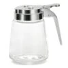 TableCraft 1371CP Glass 12 Ounce Syrup Dispenser - 12 / CS 2 TableCraft 1371CP Glass 12 Ounce Syrup Dispenser - 12 / CS -CARLISLE SHOP 6098886