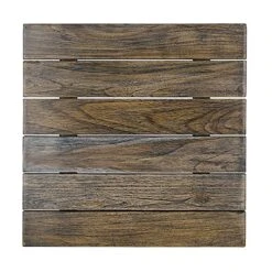 D.W Haber DWFBWD1111SAG Fusion Ash Gray Wood 11" X 11" Riser Tile