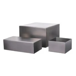 G.E.T. SSPAN-02 Uptown Brushed Finish S/S 10" X 5 X 3" Riser