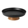 Costa Nova QUP322-CSB Boutique Black 13" Footed Centerpiece/Plate 2 Costa Nova QUP322-CSB Boutique Black 13" Footed Centerpiece/Plate -CARLISLE SHOP 6099918