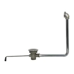 Advance Tabco K-15-X Twist Handle Waste Drain Lever With 3.5" Drain