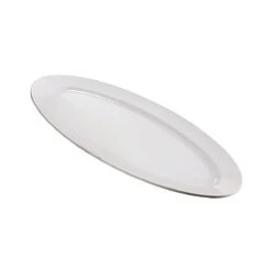 American Metalcraft MEL49 White Endurance 24" X 9" Boat Platter