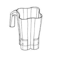 Hamilton Beach 990075400 HBH550 Magnetic Blender Container