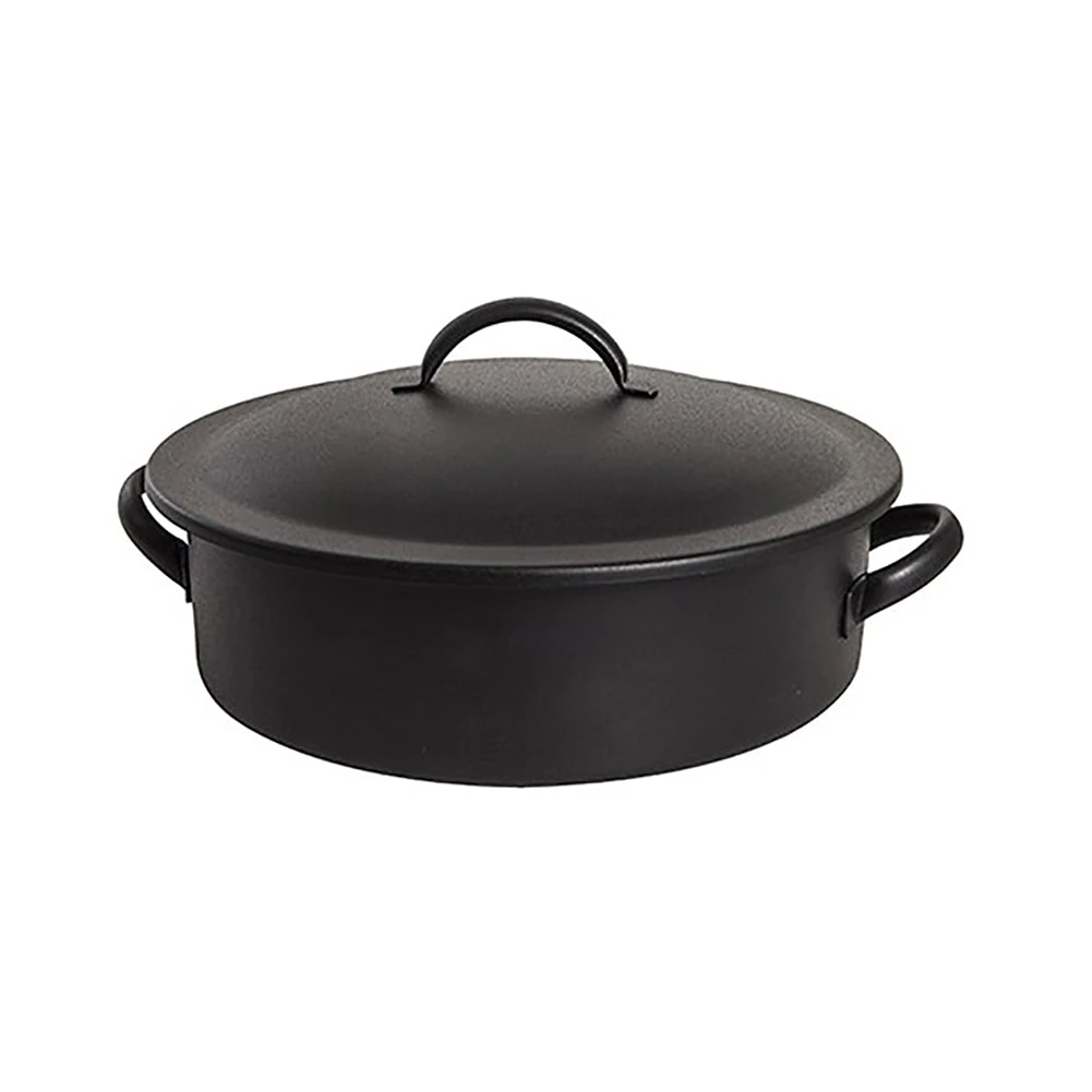 D.W. Haber DW04CWG8BK HomeStyle S/S Black 4 Quart Round Chafer 3 D.W. Haber DW04CWG8BK HomeStyle S/S Black 4 Quart Round Chafer