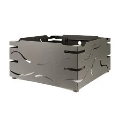 D.W. Haber DWFB147BK Fusion Black Steel 14" X 14" X 7" Riser