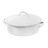 D.W. Haber DW04CWG8WT HomeStyle S/S White 4 Quart Round Chafer -CARLISLE SHOP 6100917
