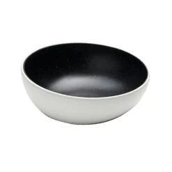American Metalcraft LFTBB8 Lift White/Black 40 Ounce Angled Bowl