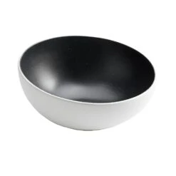 American Metalcraft LFTBB11 Lift White/Black 110 Ounce Angled Bowl