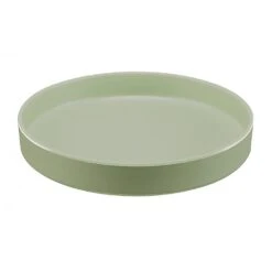 Cal-Mil 22017-12-107 Hudson Matcha 12" Stacking Plate - 6 / CS