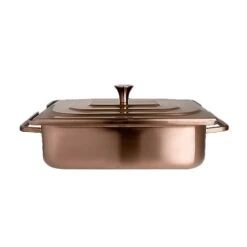 Steelite 7353MW303 Creations Bronze Rectangle 4 Quart Homestyle Chafer