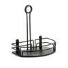 TableCraft BK67912 Black 8-1/4" Condiment Caddy -CARLISLE SHOP 6101272