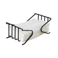 Cal-Mil 4314-13 Black 4" X 8" Iron Napkin Holder