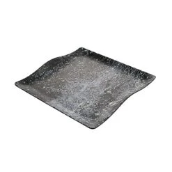 Cheforward RFS400 Endure Pewter 11" Square Melamine Platter - 10 / CS