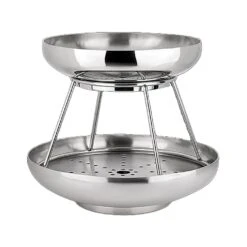 Steelite 5850JX62 S/S 2-Tier Coupe Seafood Stand
