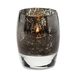 Hollowick 6422ABK Contour Antique Black 3"Dia X 3-3/4"H Votive
