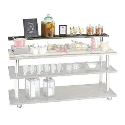 Cal-Mil 3698-4-87SHELF Cinderwood U-Build 48" Cart Top Shelf