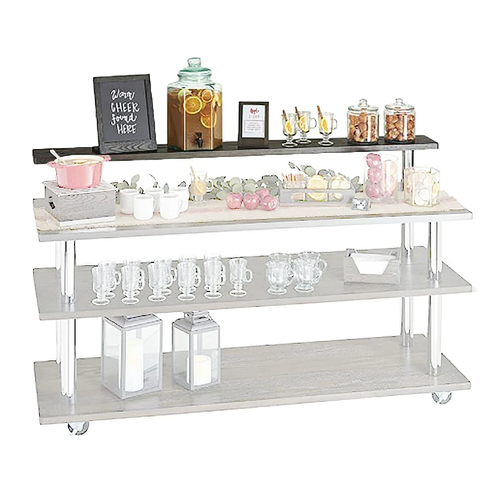 Cal-Mil 3698-4-87SHELF Cinderwood U-Build 48" Cart Top Shelf 3 Cal-Mil 3698-4-87SHELF Cinderwood U-Build 48" Cart Top Shelf