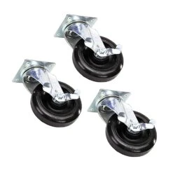Vulcan CASTERS-RR6 5" Casters / 2 With Locks - 6 / ST