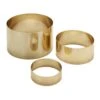 American Metalcraft RRG2 Satin Gold Round Risers - 3 / ST -CARLISLE SHOP 6105868