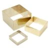American Metalcraft RSQG2 Satin Gold Square Risers - 3 / ST 1 American Metalcraft RSQG2 Satin Gold Square Risers - 3 / ST -CARLISLE SHOP 6105870