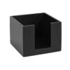 FOH BHO039BKB21 Black Bamboo 5-1/2" Square Napkin Holder - 4 / CS -CARLISLE SHOP 6105971