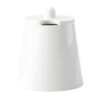 TableCraft 10421 Sierra White Melamine Sugar Jar With Lid - 12 / CS -CARLISLE SHOP 6106066