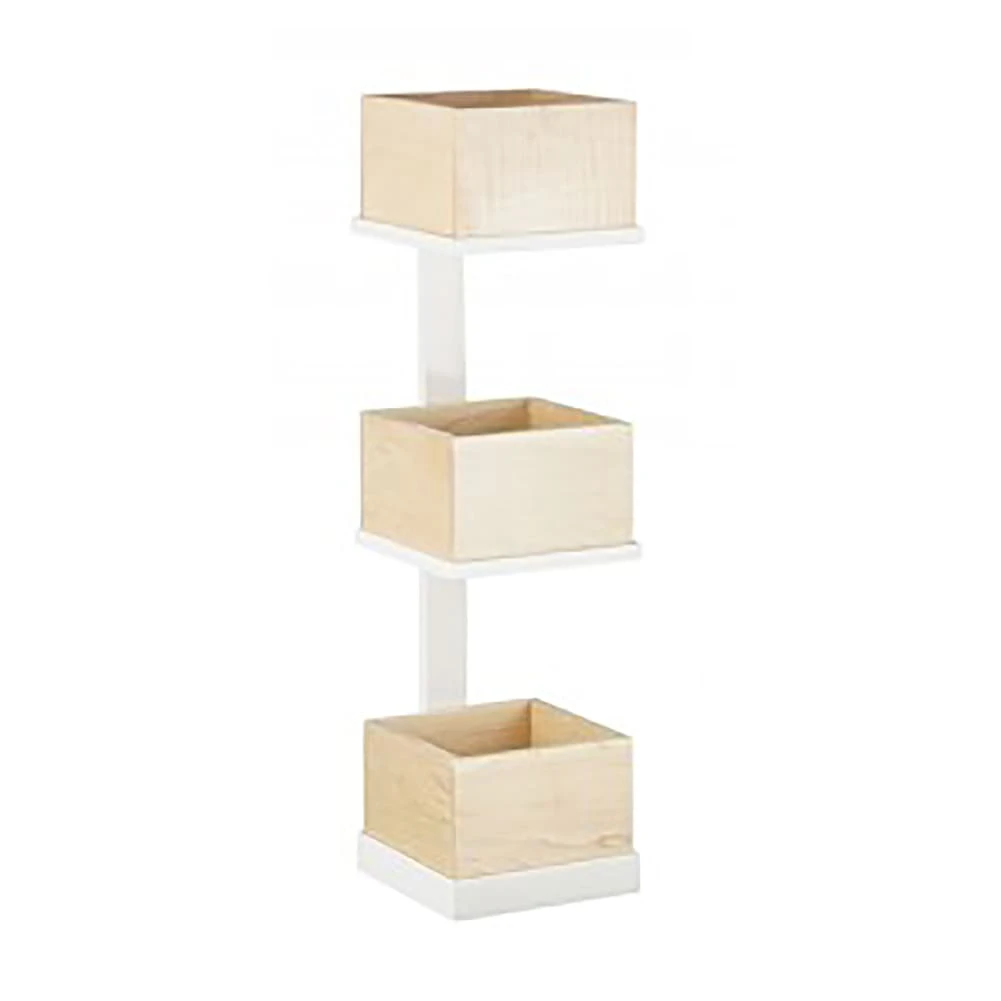 Cal-Mil 22318-15 Blonde Merchandise Stand Fits 6" X 6" Boxes 3 Cal-Mil 22318-15 Blonde Merchandise Stand Fits 6" X 6" Boxes
