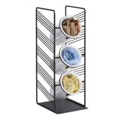 Cal-Mil 4105-13 Portland Black Vertical Cylinder Display