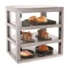 Cal-Mil 22414-110 Aspen Gray Pine 3-Tier Display Case -CARLISLE SHOP 6107348