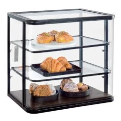 Cal-Mil 22417-112 Heritage Dark Oak 3-Tier Display Case