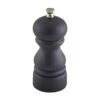 Steelite GWSPMBLK12 Matte Black 5" Salt/Pepper Grinder - 6 / CS