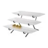 Cal-Mil SR1033-13 Black Incline 3 Tier Stand W/ Melamine Platters Set -CARLISLE SHOP 6107482