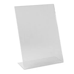 Dalebrook TC196 Acrylic Angled 8" X 11" Sign Holder