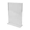 Dalebrook TC184 Deluxe Acrylic Vertical 8 X 12" Sign Holder -CARLISLE SHOP 6107531