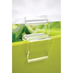 Dalebrook TKC30020C Clear Clamp Arm 3/4 In. Adj. Card Holder - 10 / PK