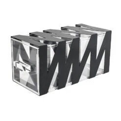 FOH BHO085BKI20 Zig Zag Matte Black Housing/Drawer Set - 2 / CS