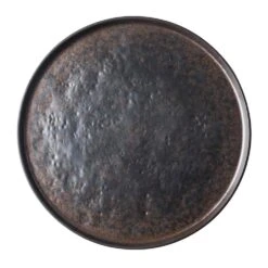 TableCraft 123517BR Lunara Brown 14" Melamine Platter