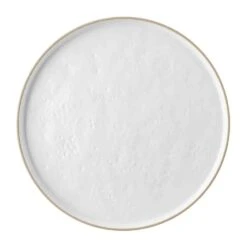 TableCraft 123517W Europa White 14" Melamine Platter