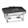 Eastern Tabletop 3915SMB S/S Black Finish Rectangular 8 Qt Chafer Dish -CARLISLE SHOP 6108697