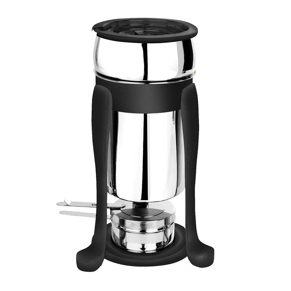 Eastern Tabletop 3107FSMB S/S Xylo Black Finish 7 Quart Soup Chafer 3 Eastern Tabletop 3107FSMB S/S Xylo Black Finish 7 Quart Soup Chafer