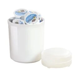 Cal-Mil 3050-32 White 32 Ounce Melamine Jar With Cold Puck