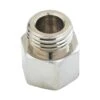 T & S Brass 054A 3/8" NPT Female X 3/4-14UN Male Adapter -CARLISLE SHOP 6109362