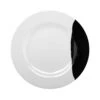 G.E.T. BF-9-W/BK Bold White/Black Melamine 9" Plate - 24 / CS -CARLISLE SHOP 6109926