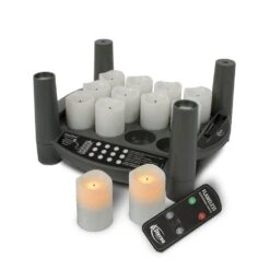 Sterno 60316 Amber 40Hr Run 2.0T Recharge Candle Kit - 12 / ST
