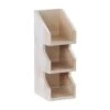 Cal-Mil 22455-3-113 Newport White Pine 3-Section Condiment Organizer -CARLISLE SHOP 6109981