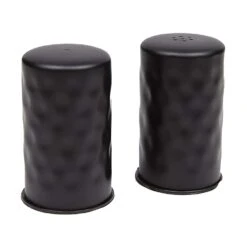 American Metalcraft BHSP2 Black Hammered S/S 2 Oz. S/P Shaker - 2 / ST