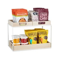 Cal-Mil 22380-2-15 Blonde White Merchandiser Frame