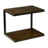 Cal-Mil 22427-112 Heritage Dark Oak 14.5" 2-Tier Stand 2 Cal-Mil 22427-112 Heritage Dark Oak 14.5" 2-Tier Stand -CARLISLE SHOP 6110011