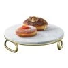 Cal-Mil 22425-3-81M Gold Wire Base 12" Riser W/ Faux Marble Top -CARLISLE SHOP 6110487